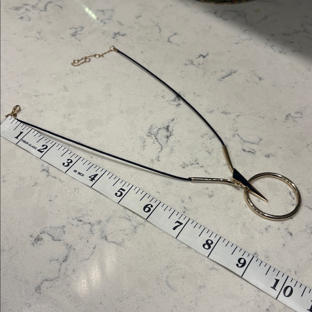 Alexis Bittar | Gold and Black Pendant Necklace - Picture 6 of 7